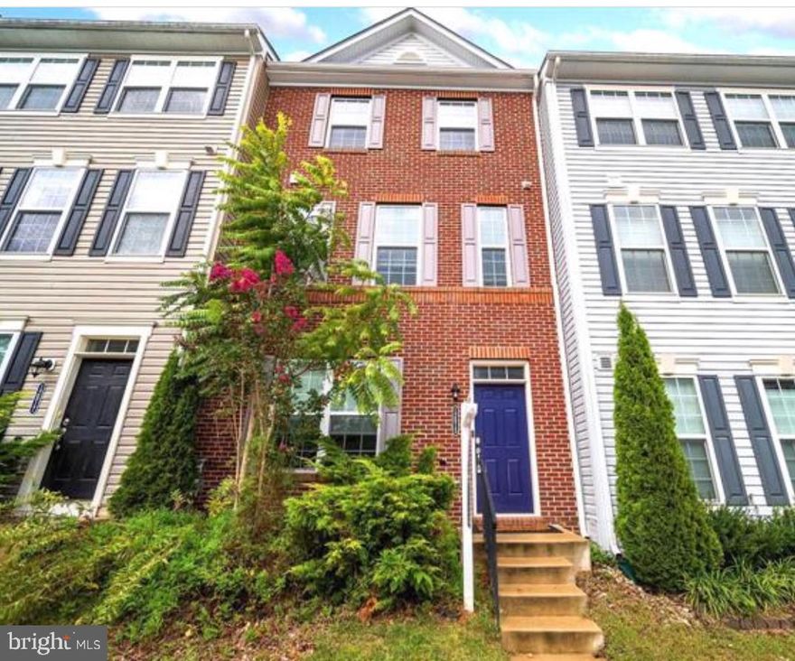 Beautiful three-level brick exterior townhouse in bright, natural light. 3 bedrooms and 3 baths. Updated kitchen with granite countertops, stainless steel appliances, hardwood floors, tons of wood cabinetry, and a separate dining area with table space, and access to your own spacious deck that is perfect for entertaining, grilling, and relaxing. Owner's Suite on upper level with vaulted ceilings and separate shower. Additional two bedrooms on upper level with full bath. Enjoy a fully finished first floor, walk out level with plush new carpet with two-car garage. 2nd floor balcony for barbecues, relaxing, and outdoor living. Located in a calm, child-friendly street.Appreciate living within walking distance of restaurants, cafes, grocery stores, and schools. Relax and stay fit by using the nearby trails and recreation complex. In this gorgeous home, you'll become part of a welcoming community in a convenient location (near 270, Germantown Town Center, and community park).