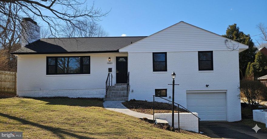 Auction property in exclusive Woodside Park. One of downtown Silver Spring's most distinguished and tranquil neighborhoods.  2026 renovated- showroom ready, fully finished and turn key. This property offers a rare and huge lot downtown, just over a quarter acre. The house offers 2 levels: 5 bedrooms/ 3 baths, 2 suites, 2 fireplaces, and minimal stairs. Approximately 4000 sq ft, all finished. The main level boasts 3 bedrooms and 2 full luxury bathrooms. One main suite with built in bathroom. Large living room with stone fireplace. New luxury kitchen with stone backsplash, and smart appliances. New windows through out the home. New exotic hardwood floors, and luxury tile in the bathrooms/ kitchen. A lovely feature of this property is the sunroom.  Off of the dining room, there is a large sunroom, climate controlled for lounging or hosting. The sunroom leads to the large deck and sizable fenced in backyard. Plenty of room for guests or to let the dogs out without worry. The basement has 2 large bedrooms, one of which is a flex room. The flex bedroom offers a huge living space and fireplace. It could be used as a bedroom, living space, or both.  A full luxury bathroom and laundry room, are also installed in the basement. Basement offers direct garage and back yard access. The garage is fully finished, long and deep, can hold 2 cars. Long driveway can hold another 3 to 4 cars. New heavy duty and efficient HVAC. New eletrical heavy up and wiring. Newer roof. Water proofed basement.  This location is primetime, as it is close to DC, Bethesda, Chevy Chase, Kensington with access to 495.  In the great Einstein school district. The home comes with a 1 year home warranty covers all major items. Please send your best and highest bid/offer. The seller reserves the right to accept any bid/offer. Please send your bids/offers with POF or pre approval directly to the listing agent. Contact, text with any questions. Some pictures are virtually staged.