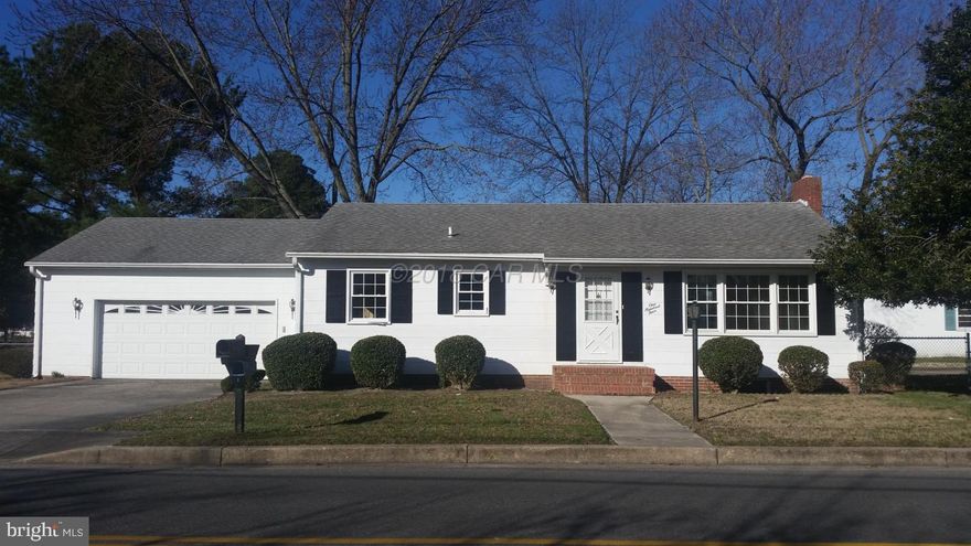 Sited on a .57 acre lot with fenced back yard, this charming 3 bedroom, 1 bath rancher features replacement windows, architectural shingled roof (2008) and hardwoods throughout. Enjoy the convenience of a partial unfinished basement, attached 2 car garage with attic storage above, and a 30 x 30 outbuilding on a separate meter with 3 phase current and a multitude of uses. City water and sewer but no city taxes. Includes 1 year AHS 'Shield Essential' warranty.
