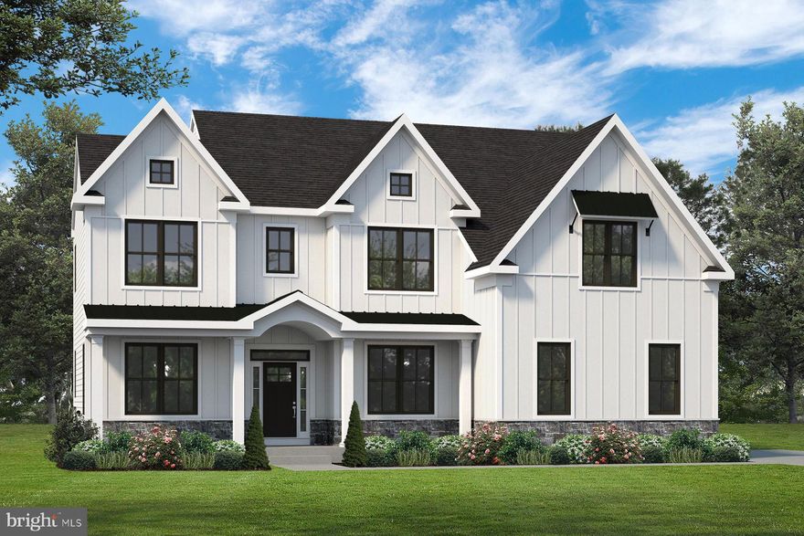 Final Opportunity- ONE HOMESITE remains. Welcome to  Estates at Big Oak.  A limited opportunity to build your dream home in an exclusive enclave of  6  homes in Yardley  by Triumph Building Group.   Located on Big Oak Road and Elbow Lane, you will come across the exclusive community which offers  a premium location and easy access to Yardley, major roadways, shopping, restaurants.   Easy commute to New Jersey, New York and Philadelphia.  Public Water, Public Sewer and Natural Gas.!  Home sites range from .57 acre lot with Conservation land behind.   Choose from one of the Builder's Plans to build your own dream home.      This 4/5 Bedroom 3.5 Bath home features siding and stone accents.  Dramatic foyer with views through to the private rear yard.   This plan has an option to add main floor guest suite and private office/study.   Open first floor plan with a gourmet kitchen open to a formal dining area featuring windows to maximize the view from every room.  Large kitchen center island with seating overlooking a family room with gas fireplace .   The first floor mudroom and huge pantry as well as first floor laundry room with laundry tub and large utility closet add to this homes convenience and easy living.  The second floor features the Owner's Bedroom suite,  luxurious bath with a large double vanity, a free standing soaking tub, over sized tiled shower, linen closet and two walk in closets!   Bedrooms 2 and 3 are large, each with oversized closets and share a bath with dual vanity.  Bedroom 4 is en-suite with its own private bathroom and walk in closet.   The full basement features a 9' poured basement ceiling height and is ready for finishing.  This to be built home has it all and Buyers can select custom finishes to be meet every dream and need!   Lot Premiums apply.
Contact Agent for more information.*     Photos shown are of custom homes.    Additional floor plans are available and vary in price.  Pictures are of a custom Model Home and are for representational purposes and a sample of builder's work.  Rendering and plans contain upgrades, not included in the base price.  The listed model is an example of a home that can be built on this home site.  Contact listing agent for additional details available upon request.