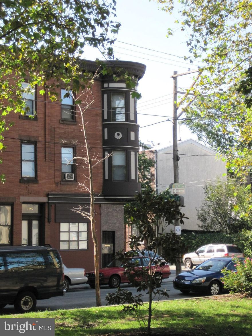 Incredible opportunity to own a cash flowing triplex in a prime location in Pennsport! Located at the corner of 4th and Tasker overlooking Dickinson Square Park. Three large 1 bedroom, 1 bathroom units. Units are currently rented at under market rents. Separately metered utilities, except for water. Basement storage and mechanicals. Unit 1 is currently rented for $900. Unit 2 is currently rented for $900, Unit 3 is currently rented for $950.  Unbelievable opportunity, rents are well below market value in its current condition but with upgrades they could  be dramatically more!