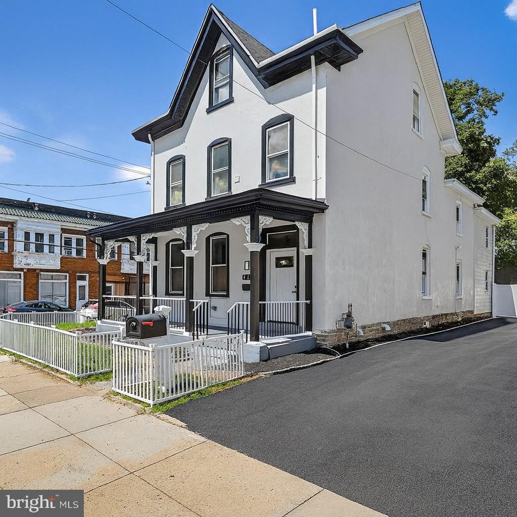 Welcome to this charming Victorian home with off street parking in the sought-after Roxborough neighborhood of Philadelphia. This spacious 5 -bedroom, 3.1 bath property offers approx. 3000 sq. ft. of beautiful new living spaces within the original well built home. With its classic front porch, 9ft ceilings, custom moldings, new floors and deep window sills this home exudes character and charm. Discover a delightful back staircase off the kitchen that is both functional and timeless. The generous, fenced in yard provides a private green space, while the private driveway offers ample parking for 4 plus cars. The interior boasts ample space for living and entertaining, with the potential to create a stunning modern residence while preserving the character of the Victorian era. The location is fantastic as it is close to public transportation, local Universities, Interstate 476 and a short distance to Main Street Manayunk. You will just be steps from the Acme Supermarket, Dollar Store, Roma's Pizza & Roma's Bakery, New Ridge Beer Garden, Planet Fitness, Public Library, numerous banks, and mouthwatering cheesesteaks at Barry's Steaks! Floor plans are for illustrative purposes only and should not be used for exact measurements.
All taxes to be verified by buyer agent. Homestead exemption is available and brings annual taxes (per the OPA) down to approx. $4929.00 Requires buyer to file for exemption after purchase.