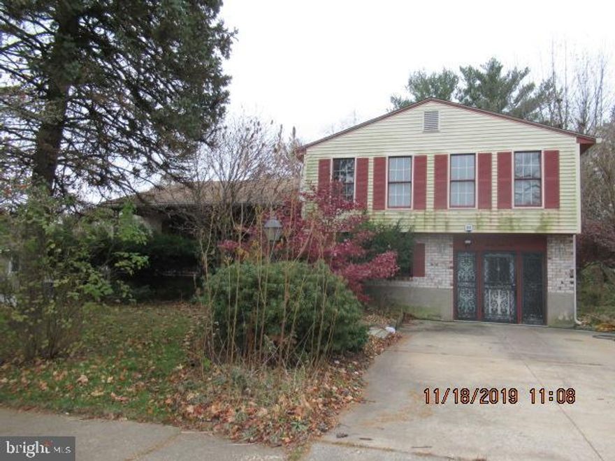 ***MULTIPLE OFFERS...HIGHEST & BEST IS DUE BY 1 PM...NOVEMBER 27, 2019***Large Split Level home with 4 (possibly 5) bedrooms, 3 full bathrooms, hardwood floors, MBR with walk-in closet/sitting area, LL family room w/FP, large rear deck and room which could easily be converted back to the garage.  This is an extremely large home and is being sold "as is".   Property must be in MLS for 5 days before seller will consider any offers.  Purchaser to verify real estate taxes/HOA/ground rent - seller will not redeem ground rent. All offers must have RECENT PROOF OF FUNDS/LENDER LETTER (WITHIN PAST 30 DAYS). Buyer pays all transfer/recordation/docs @ settlement. EMD held by sellers title company.    Refer to "Documents" for offer instructions.