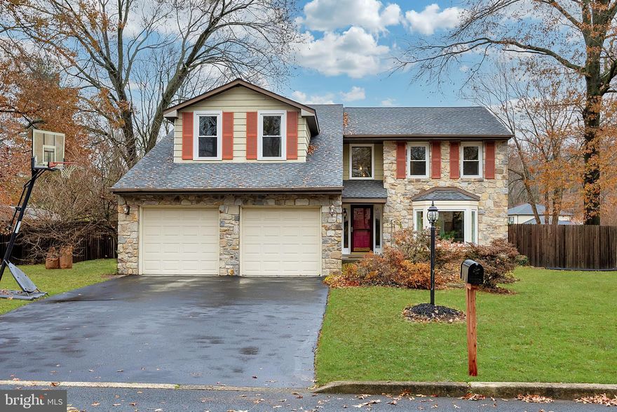 Open house canceled!! Home under contract. 
Welcome to 531 Quail Court in Blue Bell! This distinguished 4-bedroom, 2.5-bathroom Center Hall Colonial is situated on a vast corner lot within the acclaimed Wissahickon School District. As you enter through the two-story foyer, the beauty of gorgeous hardwood flooring sets the tone for the entire home. The tour continues as you enter the expansive living room, boasting a large bay window that bathes the space in natural light. The formal dining room, adorned with its own bay window, invites intimate gatherings. The well-appointed eat-in kitchen beckons with abundant cabinet space, stainless steel appliances, and granite countertops. The seamless flow of the floor plan guides you from the kitchen into the inviting family room, where a wood-burning brick fireplace creates a cozy haven for relaxation, offering lovely views of the backyard. The first floor has a conveniently placed laundry room with outdoor access, a pantry/storage area, an updated powder room, and an entrance to the two-car garage. Let’s head up to the second floor, where the beauty of hardwood flooring continues throughout this level.  The spacious bedroom features an updated bathroom with a stunning tile shower and a walk-in closet to fulfill all your storage desires. Three additional generously sized bedrooms, each adorned with ample closets, and a renovated hall bathroom, round out the second floor. For those who enjoy entertaining, the backyard is a dream come true, boasting a huge paver patio, a privacy fence, and an expansive back and side yard — one of the largest lots in the neighborhood! Additional storage solutions abound, from the pull-down access to a floored attic, and a full unfinished basement, to a convenient storage shed in the backyard. This meticulously maintained home, nestled in the esteemed Village Circle neighborhood, offers unparalleled convenience with its central location, providing easy access to 476, 76, PA Turnpike, and commuter rail stations. Nature enthusiasts will appreciate the walking access to the trails of Armentrout Preserve. Discover the epitome of refined living—schedule your showing of 531 Quail Court today!