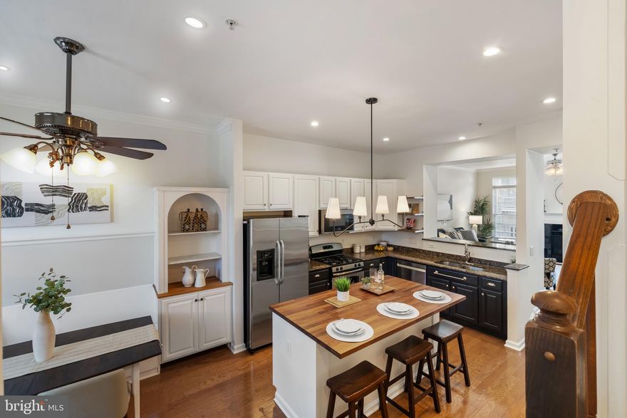 Located in the heart of Canton and built in 2008, this 3-bedroom, 2.5-bath rowhome offers the perfect blend of modern amenities and prime location — plus an incredible 4-car parking setup and a rooftop deck with panoramic city views.

As you enter the home, you’ll find a main-level bedroom. Down the hall, enjoy the convenience of inside access to an oversized 2-car garage, with room to park two additional vehicles at the rear of the home.

On the second level, the open-concept living space features a gourmet kitchen with granite countertops, a butcher block island, pantry, stainless steel appliances, ample cabinet and counter space, and cozy banquette seating. The kitchen flows seamlessly into a bright and spacious living room with gas fireplace,  built-in speakers, and access to a private rear balcony. A convenient half bath rounds out this floor.

The third level is where you will find the stackable laundry and two other bedrooms, each with its own ensuite bathroom. The rear-facing primary suite features a large closet with built-in organizers and a spacious bathroom with dual vanities and a glass-enclosed shower. The front bedroom offers a sizable closet and an ensuite with a tub/shower combo and tiled surround.

Best of all, rooftop deck access is via a hallway staircase, so guests won’t need to walk through a bedroom to enjoy the view!

Additional features include dual-zone HVAC for consistent comfort throughout — a rare find compared to many older homes in the area.

Don’t miss your chance to own this spacious, well-appointed home convenient to all that Canton has to offer!