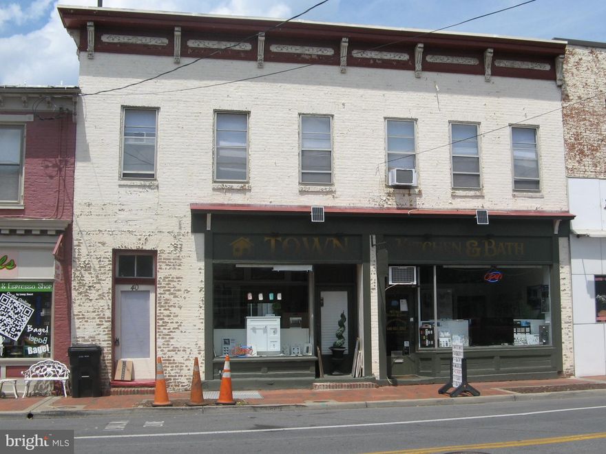 For comp purposes.  2 story building built in 1900 and located in the City of Winchester Enterprise Zone.  1st Floor - retail space - leased to Heydari, LLC - 3-year lease, which ends 11/30/2023.  2nd Floor - Apt. #1 - One Bedroom - vacant - recently painting - asking rent $800/Mo.  Apt. #2 - Two Bedroom - leased on a month-to-month @ $825/Mo.  Property has rear yard.  No off-street parking.  Gas hot water heat.  Window air conditioning units.