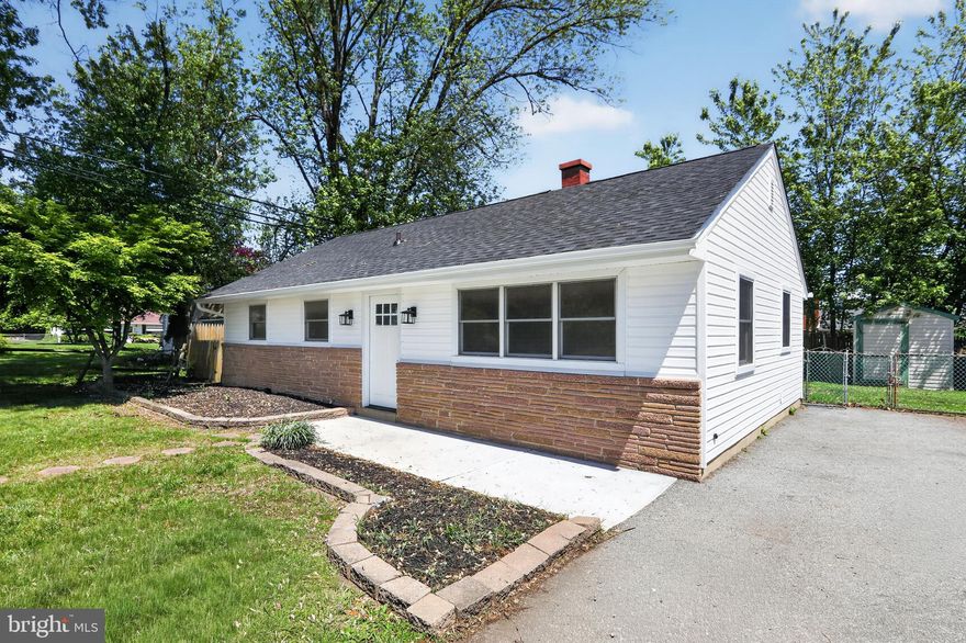 Welcome to 111 Dyer Ave, a beautifully reimagined ranch home in the established community of Swanwyck Estates. Thoughtfully renovated from top to bottom, this move-in ready home blends modern design, everyday comfort, and an unbeatable location into one exceptional opportunity. Offering 3 bedrooms, a renovated full bath, and approximately 900 square feet of refreshed living space, this home delivers style and functionality well beyond it’s footprint. Step inside to discover a bright, welcoming interior featuring brand-new wide-plank flooring, fresh paint throughout, abundant natural light, and an open-concept layout designed for effortless everyday living. The spacious living area creates an inviting first impression with oversized windows, overhead lighting, and seamless flow into the beautifully updated kitchen. Designed with both style and practicality in mind, the kitchen showcases crisp white cabinetry, elegant quartz countertops, a striking arabesque tile backsplash, stainless steel appliances, a matte black faucet, and space for casual dining, creating a polished and timeless centerpiece for the home. The primary bedroom offers a peaceful retreat complete with fresh finishes, generous closet space, overhead lighting, and durable luxury flooring. Two additional bedrooms provide versatility for family, guests, a home office, or flex space to fit your lifestyle. The renovated hall bath features a large vanity with oversized mirror, a spacious shower and tub combination, and natural sunlight that enhances the clean, modern design. Convenience continues with main-floor laundry featuring a sleek stackable washer and dryer, keeping everyday tasks simple and efficient. Outside, the low-maintenance 0.15-acre property offers space to relax, entertain, and enjoy. The fenced yard provides privacy and flexibility, while the concrete patio creates the perfect setting for outdoor dining, weekend gatherings, or quiet evenings at home. A storage shed adds functionality, and the asphalt driveway easily accommodates three vehicles. Substantial infrastructure updates include a newly installed roof and a brand-new central air system, providing excellent efficiency and peace of mind for the long haul. Location is everything, and this home delivers. Positioned directly across from Swanwyck Park and just steps from Eisenberg Elementary, you'll also enjoy quick access to shopping, dining, major highways, and commuter routes. Completely renovated and perfectly positioned, 111 Dyer Ave offers turnkey living with modern finishes and everyday convenience in one exceptional package. Welcome home.