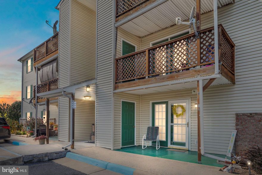 First floor condo is now available in Signal Knob Station in Strasburg!  One level living!  Parking right outside your door!  Mountain views!  No more yard work!  Conveniently located near I-81, I-66 and the town of Strasburg!  Walking distance to the grocery store!  This 2 bedroom, 2 bathroom condo features laminate flooring.  The primary suite has a private bathroom and walk-in closet.  Separate laundry room with washer and dryer.  Great for 1st time homebuyers and/or investors for investment property!  Call me today to see this one!