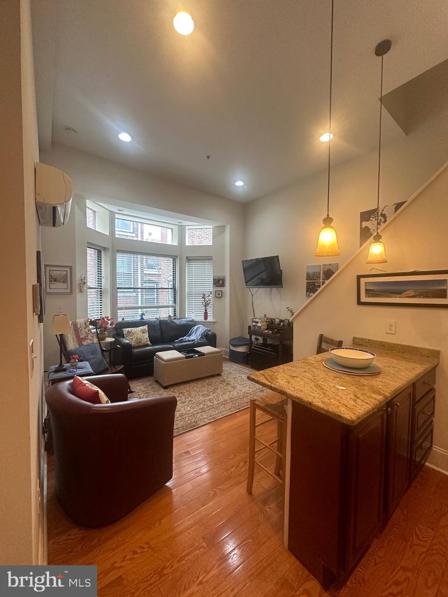 Here's you chance to live on the highly desirable Clinton Street in this 1 bed, 1.5 bath, tri-level unit with PRIVATE roofdeck. Enter the unit on the 2nd floor of the building to your powder room and beautiful renovated kitchen with gas stove and dishwasher with a breakfast bar and counter seating. The living room has high ceilings, hardwood floors throughout and a beautiful bay window. Head upstairs to the nice sized bedroom that can fit any size bed, a large closet, washer/dryer and spacious bathroom with a shower. Head one more flight up to your private roofdeck along with another very large storage closet! Extremely unique apartment that is a rare gem! Cat friendly, no dogs. Available July 1st. First, last and 1 month security due at lease signing.  Live right in the heart of the city but on this stunning tree-lined street with close proximity to all major highways, dining/entertainment, Jefferson, Pennsylvania Hospital, UPENN, Drexel, City Hall, South street which has the Whole Foods and Acme 2 blocks away and so much more!