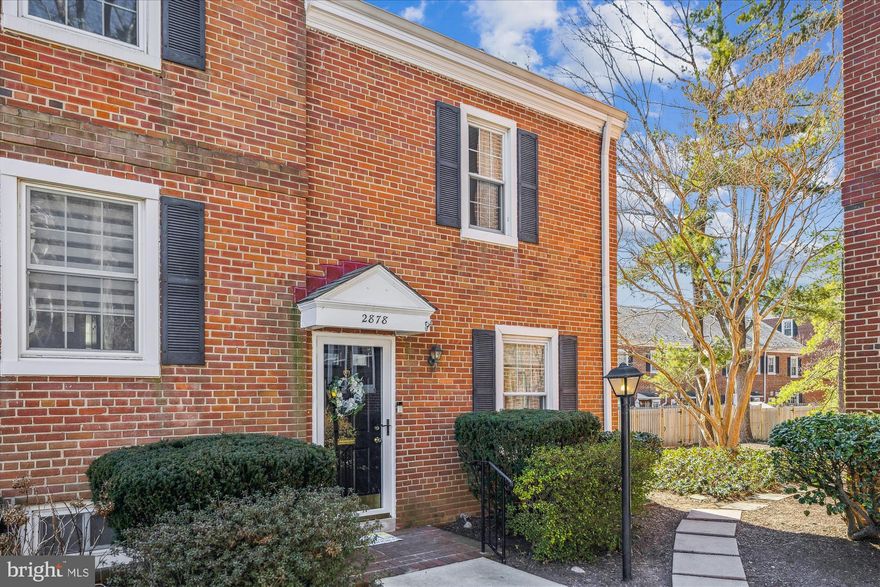 This beautiful end unit row house boasts true hardwood flooring on the top two levels except for the kitchen and upper-level tiled bathroom.  Lots of natural light floods into this home with a sweet living room and dining area that leads to a white kitchen with tiled backsplash and newer stainless steel appliances.  The home is smart wired for Alexa.  A barn door gives privacy to the lower level that can be used as a recreation room or a 3rd bedroom as  egress has been installed, adding additional natural light.  A nicely updated bath on the lower level also has a stackable washer & dryer.  The upper level has a newly updated full bath and two bedrooms with ceiling fans that have windows on three side looking over the large yard/patio area.  The fenced backyard provides a perfect spot for relaxing or entertaining, whether you’re enjoying your morning coffee or hosting a BBQ. Lots of updates to include newer windows, updated electrical panel (11/2020), tankless hot water heater(11/2020), & HVAC (11/2018).   The community boasts six pools, tennis/ pickleball courts, tot lots, community center, trash pickup every day, a recycling day, and a big trash pickup day.  There is ample street parking and permitted parking lots.  Ideally located for commuters, Fairlington offers easy access to DC, Old Town Alexandria, Shirlington, Pentagon City, National Landing, and Reagan National Airport. Major transportation routes and bus service are just a short distance away. Nearby amenities include grocery stores, restaurants, and the Fairlington Farmers Market (open April through October). Enjoy the Fairlington Community Center, pools, and tennis courts as well. With its mix of historic charm, modern updates, and a prime location.  Come make this your new home.