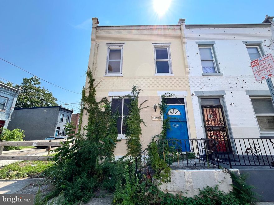 Consider this HUGE Rowhome for your next project. Being sold strictly “as-is, where-is”. Buyer accepts and and all contents that may be inside the property, as well as the responsibility for obtaining any required Township U&O/Resale Certificate, along with any costs involved. The property will not be delivered broom swept clean.