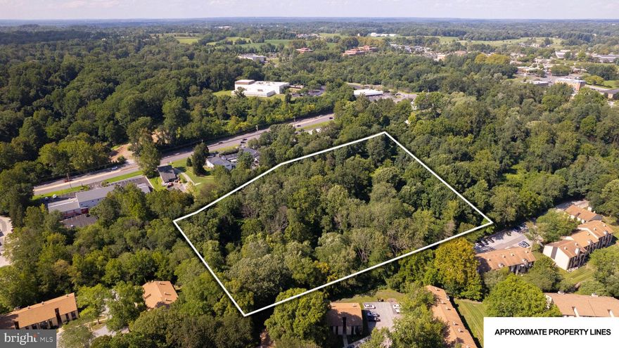 Prime investment opportunity! 6.75 acre, 2 parcels, with public water, sewer and natural gas already in.  The property is zoned for light industrial and perfectly located in Chadds Ford.   Poised for efficient and cost-effective development, strategically positioned along Route 1 and 202 with high visibility and accessibility. 
 Public water, public sewer with 8 tie ins and 2 manhole access as well as natural gas connected.   Located adjacent to Painters Crossing, 233 condo community.  This land holds immense potential for investors and developers looking for storage, light construction, manufacturing, warehouse space, and a variety of light industrial uses.