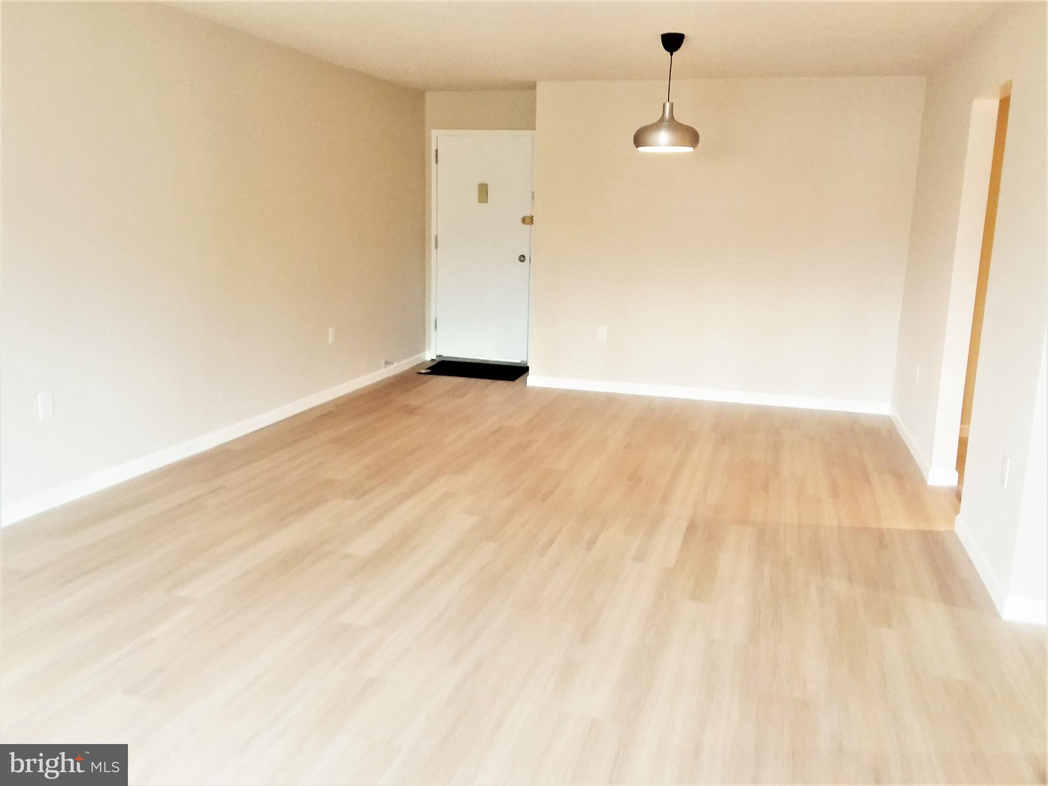 Fall in love with this spacious renovated 2 BR condo in Swann Hill available immediately. Check out the photos! Kitchen has modern cabinets, granite countertops, tiled backsplash, and SS appliances. Large, light-filled living/dining room. Renovated bath. Luxury vinyl plank flooring throughout. French doors in living room lead to balcony overlooking woods. Washer/Dryer in unit. Assigned parking. So conveniently located, 5 minutes to Andrews, Suitland Parkway, Silver Hill Road, and beltway. Monthly rent includes water and sewer, gas cooking and gas heat. Tenant pays electric including AC. Min. Credit Score 650, income min 2x monthly rent, min. $2,500 security deposit (prefer 2 months). For additional information contact your agent or listing agent.