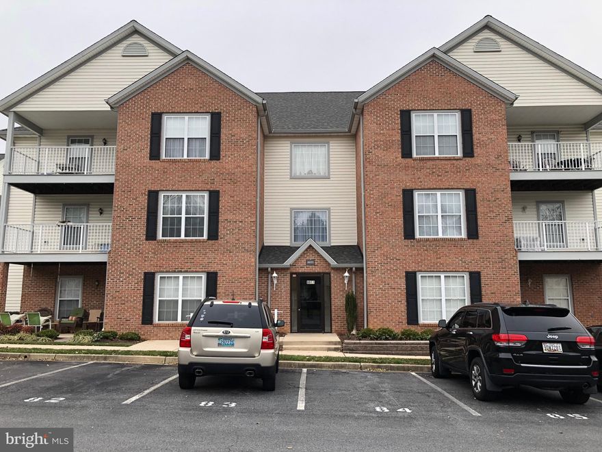 55+ Community has Penthouse unit featuring 2 bedrooms and 2 full baths. Enjoy the outside from your private balcony. Open floor plan on main level. Kitchen has breakfast bar and lots of cabinet space.  Washer & dryer off kitchen.  Master bedroom has private bath and walk-in closet.  Community hall has lots of activities. Small putty green and gazebo for community use.  Easy access to Liberty Road and rt 70. Close to shopping and restaurants. Agents view documents on this listing and agent remarks for details. OPENS TO INVESTORS 12.4