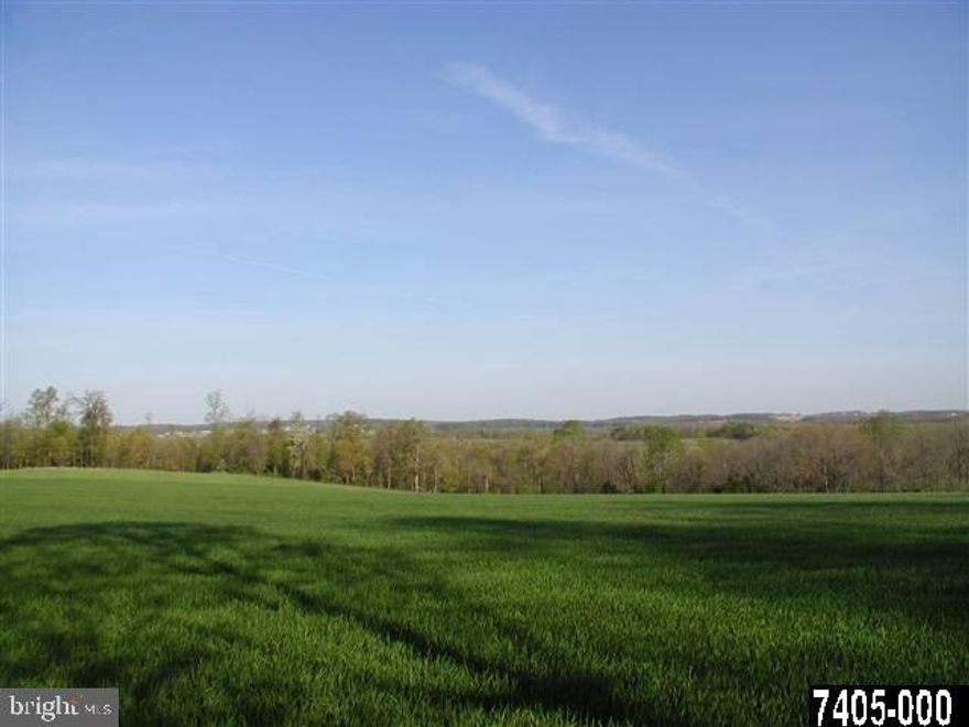 Zoning is both Agriculture - 17.5 acres approxomately and conservation - 30.6 acres approximately. 8 Building rights with property, subject to Fawn Township zoning (717-382-4834) Stream on the property in the wooded acreage! Approved for 1 home at present!!! Horses, Livestock, OK!!!