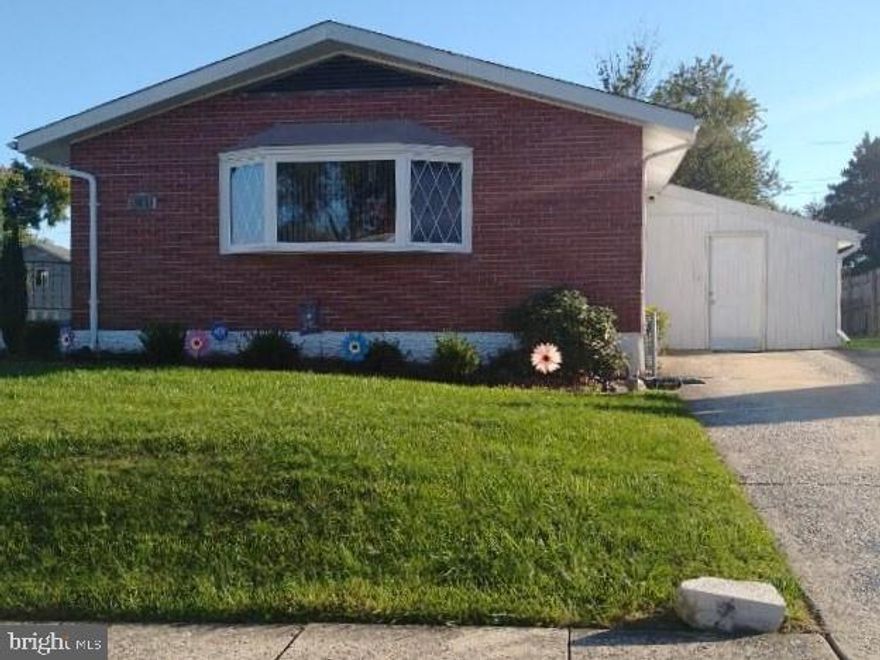 Please come visit this brick ranch style home that will make life easier.  Soak up the sun in any climate! Stunning Bay Window in the Living Room ads light airy effect and a panoramic view of neighborhood.  Double windows in all upstairs rooms.  Freshly painted LR, 3 BRs, & BA on 1st level.  Newly remodeled kitchen with granite counter, new cabinets, gas range, range hood, white backsplash & new waterproof vinyl floor.  Freshly painted staircase with new waterproof vinyl wood on each step & landing.  Extra rooms in basement can easily be converted into an at home office.  Downstairs features include new LED fluorescent light fixtures in 2nd and 3rd rooms.  Newly cased in sump pump for easy access.  Garage has been converted into a storage room.  Brand New Roof.