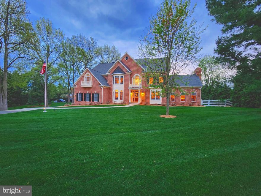 Phenomenal Location! Gated & tree lined drive to Custom Built all Brick, 7500 finished square feet Colonial, with 3 Car Garage, 6 Bedrooms + Library/Office, and  9 Bathrooms!  Top Public Schools District. Features custom masonry gateposts leading to private cul-de-sac.
Truly Upscale Amenities & Custom Wood Millwork, Custom Lighting in Cabinetry, Sun Room,  Grand Foyer w/Sweeping Stairwell, Dramatic 2 story Great Room & Library.   6  Bedrooms each with own  updated bath and coffered ceilings, indulgent Primary Suite w/fireplace, Sitting Room & updated Luxury Spa Bathroom.  True Gourmet kitchen  w/granite tops, Cherry Cabinets, Sub-Zero Fridge, Double (2) Bosch Dishwashers and 2 Sinks, Viking 6 burner stove with Pot Filler faucet & Wine Fridge. Butler Pantry Cabinet w/Display Lighting,  Cedar walk-in closet. Built-in Humidity System, Backup Generator (yr 2020), 2 sets of Washers & Dryers, 2 Wood Fireplaces and 1 Gas Fireplace.  Full Exterior Motion Flood Lighting.   New roof.
3 Car Garage, with Built-in Shelving, Large Fenced Yard, Privacy Landscaping, Brick patio, Pergola, Exterior Patio Curtains. Extra Fridge and Freezer in  Fully Finished Lower Level with Full Bath, and extra room and cedar walk-in closet.  Lots of Shelving for Storage.  A must see  to appreciate all the extra details!