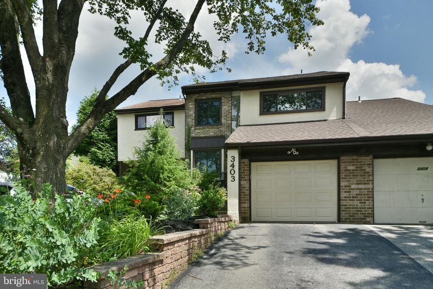 Three bedroom, two full and two half bath townhouse available for rent in Tannerie Woods in Upper Dublin.
Updated kitchen with an open floor floor plan on the fist floor featuring hardwood floors. Three bedrooms upstairs with walk-in closet and laundry room. Finished basement with kitchen, exercise room and walkout to the backyard.