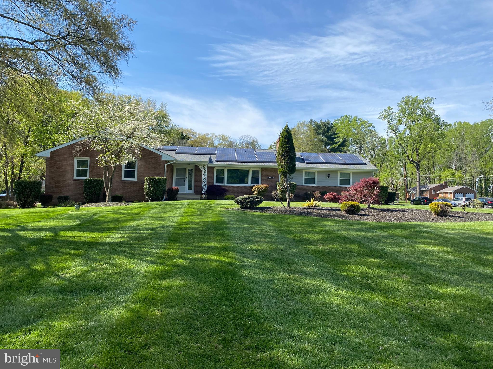 Don't miss the chance to call this Jewel your new home! This SOLAR POWERED All BRICK 5 bedrooms, 2 bath Rambler with basement boasts many features. The inviting main level has lots of space to entertain family and friends. Great natural lighting throughout the home. A spacious fully renovated kitchen featuring granite countertops, custom cabinets, cooktop, recess lighting, with wall oven and stainless-steel appliances. Located right off the kitchen is the formal dining, room, living room with a wood burning fireplace and a Four-season room, cozy pellet stove for extra warmth. Hardwood and ceramic flooring throughout, washer and dryer, 1 car garage, main driveway will accommodate 6 cars and additional parking in the rear of the property will accommodate 7 midsize cars. 2 sheds. New roof, new windows, new hot water heater, new well pump. The best part NO HOA!!!!!
Savor the summer weather while relaxing on your 1.29 acres of land. A great place to steal away to rest and unwind. You'll appreciate your very own personal retreat in the primary bedroom suite a luxury bathroom featuring all upgrades imageable. There are 3 additional generously sized bedrooms, and another fully renovated full bath on the main level.
The fully finished basement will not disappoint you and is perfect for entertaining with access to the backyard. The basement has a 5th bedroom and a huge closet. Lower-level family room, theater room, gym, and tons of storage space. Best of all, this SOLAR POWERED beauty will boost the savings on your utility bills!! This lovely home offers the convenience of being only minutes from, metro rail, D.C., shopping, dining, and more. Welcome to your new home!!! Schedule your appointment today!!! PLEASE REMOVE YOUR SHOES when Showing the home. PLEASE turn off all lights and ensure the exterior doors are locked when leaving the property. Please follow COVID protocols during showings. No lockbox on property call showtime or listing agent to show.