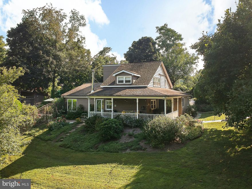 OPEN HOUSE SUNDAY SEPTEMBER 24, 2023  11:30- 1:30PM        This HEREFORD  ZONE property gently pulls you in to the private, charming and quaint appeal of the  2.77 acres, embraced by lushes landscapes in all directions.  If you want a quiet private property but only minutes to I83, you must take a look! Rebuilt from a  hundred year old+  BARN this home offers distinction and plenty of character! Welcome visitors to your own retreat off the gorgeous wrap-a-round porch.  Stunning terra-cotta floors thru-out the kitchen, living room and into the the greenhouse as well. Newer quartz countertops wraps around this working kitchen and on the island. The Kitchen opens into the living room full of windows, brick hearth/wall and cozy wood stove for those  winter nights.  First floor bedroom with double closets and easy access to full bath and laundry room. Two additional bedrooms on the upper level as wells as a sitting room and another full bath. Lots of angles, post and beams and windows that give this house its charm and warmth.  Sliders from living room  to a beautiful brick patio which is surrounded by nature and flowers blooming daily!  Partially fenced yard with a majestic six foot  aluminum fence and five gates to make your way around the property. Gently rolling hill to creek,  paths to hike, fish, play, and explore the outdoors right down to the PRETTYBOY  Reservoir within two minutes.  Spacious barn/storage over top of the 2 car garage plus carport area as well as a circular drive at the end of non-thru street.  (please do not drive thru without an appointment, thank you)
Many more amenities to see, call for an appointment today.  Sq.ft on Public record is incorrect. see documents. Comcast for High speed Internet.