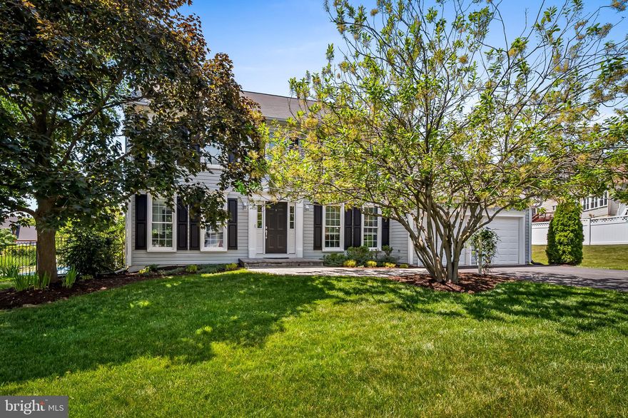Your PRISTINE, move in ready dream home in Montgomery Meadows is here for you now - summer fun, relaxing, & cherished memories await in the amazing backyard in ground salt water pool & entertaining space. Care & attention to detail are evident throughout: main level offers all easy care LVP flooring; convenient private study perfect for working  from home; bright & inviting living & dining areas; a stunning, remodeled, eat in kitchen with white cabinetry & Quartz counters opening to an impressive family room space with vaulted ceilings, skylights, a cozy fireplace & large sliders to the rear deck & yard. Laundry chores are a breeze with main level washer/dryer. The upper level features 4 bedrooms & 2 baths; all new carpeting & fresh paint. The finished lower level offers lots of versatility with a true 5th bedroom & a full bath; recreation room; den & bonus room complete with a bar - these areas have fresh carpeting & paint too! Important replacement dates: clothes washer 2021; clothes dryer 2022; main water line to house 2020; new front door 2021; driveway resurfacing 2025; HVAC 2015; Roof 2011; pool plaster/tile/coping 2022.
