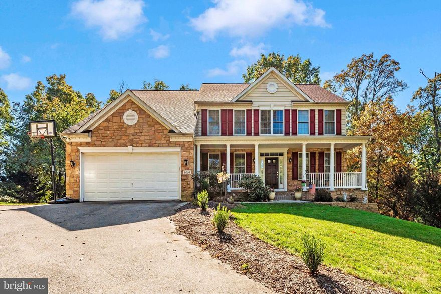 Located in the Highly Desirable Linganore High School District in Frederick County, Mount Airy!  Nestled in a serene county setting, this beautiful home backs to a 74-acre farm, offering privacy, tranquility, and breathtaking pastoral views. The popular Brandywine model boasts a spacious, open floor plan that blends modern style with practicality, featuring generous room sizes throughout.

A charming covered front porch invites you to unwind and savor the natural beauty that surrounds the home. Step inside to a grand 2-story foyer, flanked by elegant living and dining rooms—perfect for hosting memorable holiday gatherings. The stunning 2-story family room, highlighted by a floor-to-ceiling stone gas fireplace, flows seamlessly into the kitchen and breakfast room, creating an ideal space for entertaining friends and family.

The kitchen offers ample cabinetry, a pantry, an island, and plenty of natural light from the large windows and sliding door leading to the deck. On the opposite side of the family room, a spacious 12x14 home office provides an ideal work-from-home space, or it could easily be converted into a 5th bedroom. A conveniently located powder room is nearby, and the main level also features a laundry and mudroom between the kitchen and garage.

Upstairs, the expansive primary bedroom suite includes a large walk-in closet, dual sinks, a soaking tub, and a separate shower. The catwalk overlooks the family room and leads to three additional generously sized bedrooms, each with ample closet space, and a roomy hall bathroom.

The lower level offers a blank canvas with a high ceiling, a sliding door to the backyard, and rough-in plumbing for a future bathroom, giving you endless possibilities for customization. Outside, the deck provides a wonderful spot for grilling, relaxing, or entertaining while enjoying the peaceful backyard and the rolling farm pasture beyond. A shed is perfect for storing a lawn mower and garden tools, freeing up space in the garage.  Recent improvements include - Roof replaced 2022; Well pump replaced 2022; water heater replaced 2021;  Clothes washer & dryer 2 years young.  

This home is in a fantastic location, just under 3 miles from I-70 and close to shopping, dining, downtown Mount Airy, and popular stores like HomeGoods and TJ Maxx.

Lovingly maintained by the original owners, this home is truly a must-see!