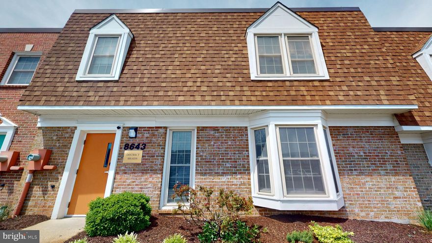 This is a beautifully built-out office/retail condominium on Cherry Lane near Route 1 in Laurel, Maryland.  The first floor is nicely built out as a hair salon, and the upper level is just as nicely built out as office space.  The two floors do lock off from each other if needed.  The existing salon is affiliated with ownership.  They may be willing to lease the space back, or the space could potentially be delivered vacant.  Salon equipment and fixtures not included in sale.