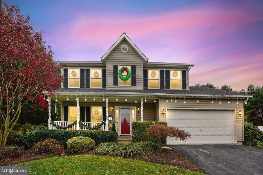 Enjoy this bright, elegant and beautifully maintained three level colonial in the coveted community of Harvest Farms.  Beginning with a classic front porch that invites you inside, this lovely home is welcoming and move-in ready.  Make your way inside and you are greeted by a main level that hosts a formal living/dining room, updated kitchen which includes stainless steel appliances & freshly painted cabinets, breakfast room and a large family room that leads to the backyard.  A mud room leading to a two-car garage along with a powder room complete the main level.  

Upstairs, enjoy the comfort and flexibility of four well-appointed bedrooms, including a luxurious owner's suite with walk-in closet and attached private upgraded bathroom which includes a freestanding bathtub , heated floors along with his & her vanities.  The other bedrooms share access to a recently renovated full bath.  

The lower level boosts laundry along with great potential to convert the unfinished areas into additional rooms.  The walk-up steps lead to a nicely fenced in backyard which also includes a recently added stone patio and wonderful curb appeal.

Many recent updates will ensure your peace of mind for years to come and include a newer roof,  HVAC, water heater, stainless steel appliances, Washer/Dryer: both full baths, backyard patio and much more.  Some additional features within the last few years include replaced hardwood floors on parts of the main level and carpet replacement on the upper level.  Home was also painted throughout to give it a fresh and clean look.  With so many updates and wonderful features, completed by its wonderful neighborhood surroundings, this home is a must see!