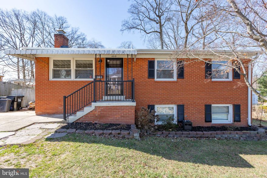 Welcome to this beautifully updated 4-bedroom, 2-bathroom home that blends modern upgrades with comfortable living! Step inside to find all-new luxury vinyl plank flooring throughout. The remodeled kitchen  features brand-new stainless steel appliances, a gas range conversion, and sleek finishes for a contemporary touch. Upstairs, the renovated bathroom adds a fresh and stylish feel to the home. The primary bedroom and a secondary bedroom can be found upstairs, while 2 additional bedrooms await in the lower level. New AC system and hot water heater. Step outside to your fully fenced yard, perfect for privacy and entertaining. Relax on the brick patio with decking, take a dip in the above-ground pool with deck. Shed adds extra storage space. The extended driveway provides ample parking space for multiple vehicles. Close to major commuter routes, shopping, restaurants and parks. NO HOA.