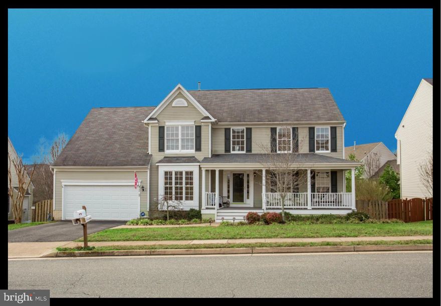 Prestine 5BR Colonial Featuring 2 Story Foyer, HWD Floors, Wood Steps, Sep Office, Formal LR&DR, FR w/ Gas FP, Built-Ins, Kitchen w/ Quartz C/Tops, MBR w/ Two WIC s. Tiled MBA Floor, Soaker Tub, Sep Shower, & Sep Vanities. Basement w/ Rec Rm, 5th BR, Full BA, and Flex Rm. Fenced Rear Yard w/ Two-Tiered Deck, Stamped Concrete Patio, all Surrounded by Lush Flower Gardens & Amazing Landscaping!