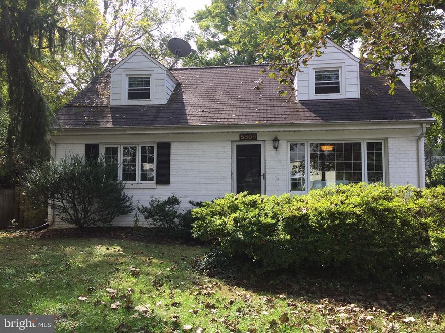 Warm, inviting Cape Cod in the heart of Bethesda. Beautifully upgraded 4BR featuring separate living & dining areas, hardwood floors, 2 wood burning fireplaces, 2 main level bedrooms, upgraded kitchen and bathrooms, walkout basement with plenty of storage, plus private driveway, and large deck, perfect for taking in the Fall breeze. Excellent location, centrally located. Pets welcome.