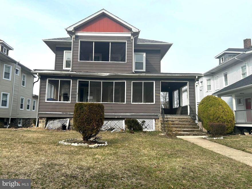 Great renovation opportunity situated near Hanlon Park and Reservoir. Two units, 2 bedrooms and a full bathroom in each unit, high ceilings on each level, rear parking. This property also offers large room sizes, enclosed porches, unfinished basement with a half bath and more.