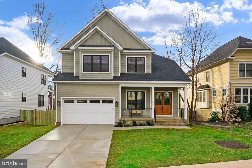 Introducing 1 of 2 Luxurious New Construction Homes in the Heart of Arlington, VA! Located in the highly sought-after Lacey Forest neighborhood, this stunning new construction home offers the perfect blend of luxury, modern design, and convenience. Boasting 6 bedrooms, 5 full bathrooms, a 2-car garage, and over 6000 sqft of living space, this residence is an ideal choice for those seeking an exquisite living experience. Upon arrival, you'll be greeted by an inviting exterior front porch, setting the tone for the elegance that awaits within. Step through the entrance into a grand 2-story foyer, adorned with high ceilings throughout and an abundance of windows that fill the home with natural light. The open and modernized floor plan creates a seamless flow between the living spaces, perfect for entertaining guests or spending quality time with family. Luxury vinyl flooring, recessed lighting, and high-end designer fixtures enhance the aesthetic appeal of the home. The main floor features a convenient laundry/mudroom accessible from the garage, while a flexible room off the front foyer can serve as an additional bedroom or office. A full bathroom on this level adds to the home's versatility. The gourmet kitchen is a chef's dream, boasting an island with pendant lighting, sink, dishwasher, and microwave. Shaker cabinets, a breakfast bar, quartz countertops, and backsplash elevate the space, along with high-end stainless steel appliances, including a commercial range and a convenient pot filler. Adjacent to the kitchen, a charming breakfast area leads to the rear deck, perfect for outdoor dining and relaxation. The kitchen seamlessly flows into the large family room, featuring a gas fireplace and providing a cozy retreat. For more formal occasions, the home offers a separate formal dining area, creating a refined space for hosting gatherings and special events. Ascending to the upper level, you'll discover the spacious owner's suite, complete with a vaulted raised ceiling, a comfortable sitting area, and two walk-in closets. The lavish en-suite bathroom exudes opulence, showcasing a double vanity, a spa shower, and a soaking tub, offering a luxurious escape. Additionally, the second bedroom on this level enjoys its own full bathroom, providing privacy and convenience. The third and fourth bedrooms feature walk-in closets and share a stylish Jack and Jill bathroom. Another convenient feature of the upper level is a second laundry area with a full-size washer and dryer. The lower level of this remarkable home offers an expansive finished space, with walk-out stairs leading to the backyard. The lower level encompasses a generous recreation room, a wet bar for entertaining, a fifth bedroom, a full bathroom, and a theater room, creating an ideal setting for relaxation and leisure. Situated in a highly desirable location, this home boasts a high walkability score, with proximity to Westover Village's shops, restaurants, services, library, and Sunday Farmer's market. Lacey Woods Park, Westover playing fields, and the W&OD bike and walking trail are all nearby, providing ample opportunities for outdoor activities. The home is zoned for Cardinal Elementary School, Swanson Middle School, and Washington-Liberty High School, completing the appeal for families. Don't miss the opportunity to own this exquisite luxury home in the heart of Arlington, offering a sophisticated lifestyle and unparalleled convenience. Schedule a viewing today and experience the epitome of modern living.