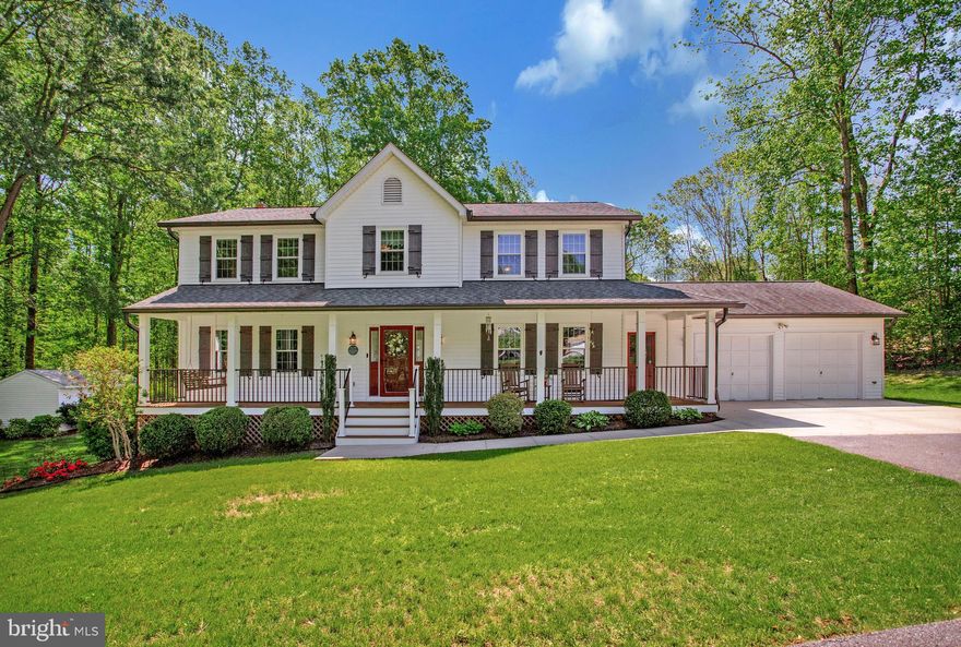 BEST of the BEST! Situated on over 2 acres of land that has a park-like setting right near Running Hare Vineyard! No doubt you'll feel like you've found the special place to call home. While your interest may be peaked by the fact that the winery is a tenth of a mile away, you will be pleased to know this home has so much to offer. Relax, unwind and take it all in starting with the outdoors where you'll find an in-ground pool, with 9ft depth at the deepest, extensive land and hardscape, hot tub, cabana, and large deck for grilling and entertaining. You'll be equally impressed by the extensive renovations done inside the home! Kitchen, roof, baths, basement and flooring have all been updated. Kitchen includes all new appliances including a stainless steel hood vent, range, dishwasher and microwave. Counters are granite, cabinets are custom-built, soft-close & include hardware and there is a butcher block island at the heart of it all. The living room has a pellet stove, hardwood floors and a large sliding glass door that leads to the deck. Additional home details include extended gutters with lifeguards, downspouts tied in underground to manage drainage, oversized 2 car garage that allows parking AND room for storage, asphalt driveway for additional parking, reverse osmosis drinking water system, and so much more you won't want to miss. There is NO HOA here, so you can park a boat or camper as needed! Proximity to Hallowing Point Park (.75Miles) and entertainment (Running Hare Vineyard (.10 miles) Boat launch on Patuxent River (2.5miles), 3 miles from downtown and shopping. Easy commute to DC, Joint Base Andrews, Annapolis and Patuxent River. Sought-after Calvert County Schools.