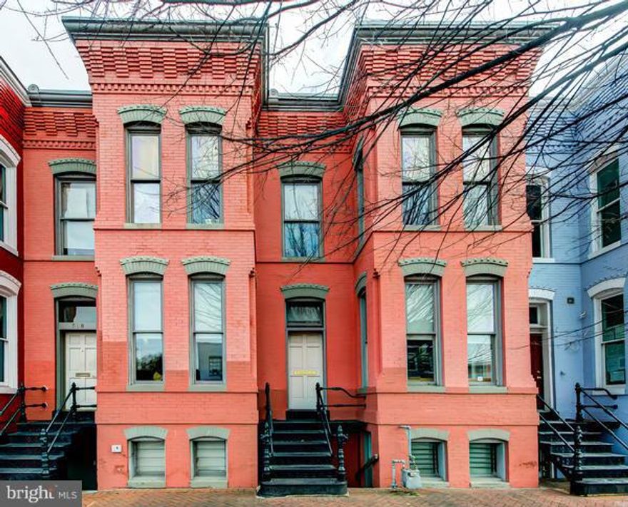 The site consist of 2 contiguous lots (2504 sq ft) with C2A zoning; joined 2 townhouses contain a total of 4397 gross bldg area and net rentable area.Gutted and modernized in 2003; Has been used by owner/user. Now vacant; 3 levels of office space; 3 parking spaces in the rear of building Located on Barracks Row, EZ access to Metro and bus services. EZ access with Listing agent.