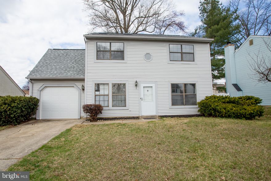 Welcome to this charming Colonial style home in ever desirable Woodmill Village. The property features 3 bedrooms and 2.1 bathrooms spread out over 2 levels/stories.  
As you enter, you will be greeted by a spacious interior with desirable features such as a breakfast area with a ceiling fan. Upstairs you will see a spacious primary bedroom with walk-in closet, primary bathroom with shower stall, ceiling fan and skylights. The home is equipped with central A/C for cooling and forced air heat. 
 
Our Woodmill home also has many recent updates. The most recent enhancements include fresh paint in garage, foyer, stairwell, and on deck! Fresh living room paint and new primary bedroom ceiling fan were added in March 2025. New roof was added in 2024. In 2022 updates included all new LVP flooring on 1st floor full and carpet on 2nd floor, fresh paint, new kitchen counters and cabinets. Appliances new in 2022 included range, microwave, and dishwasher. Some new toilets were also installed in 2022. Near to banks, bus stops, and stores. Hoping this wonderful home is what you're looking for when touring! 
Don't miss out on the opportunity to own this home in a fantastic location !