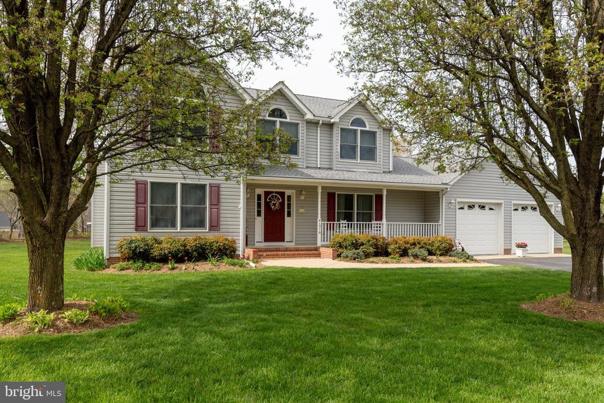 An exceptional  opportunity has presented itself,    This remarkable home is available once again, providing buyers a rare opportunity to make it their own. 
 Welcome to this impeccably maintained two-story colonial gem nestled within the desirable city limits of Leonardtown, Maryland.  
Situated on a generous 0.646 acre lot, this 4 bedroom, 2.5 bathroom home was built in 1986 and offers ample living space.  The attached 2 car garage was expertly expanded, featuring 744 square feet of additional storage space , including 63 square feet of workshop area with a workbench.  The property also offers an impressive 892 square feet of attic storage space above the garage with pull down stairs.
Step inside and be immediately captivated by the gleaming hardwood floors and new carpet in the family room complemented with a cozy fireplace.  
The well-appointed kitchen includes stainless steel appliances:   dishwasher replaced in 2018, electric stove replaced in 2012,  refrigerator replaced in 2022, providing the perfect setting for the aspiring chief.
Upstairs, the spacious primary suite with 2 closets (one walk-in) , lovely tiled shower, double sinks with granite counter tops and an inviting soaking tub offers a private retreat.   Enjoy the great outdoors on the 196 square foot deck, perfect for al fresco dining and entertaining.  Recent upgrades include a new roof in 2017.  Gutter Helmet was in stalled on the second level in 2007 and on the lower level in 2020.  New garage door opener were installed in 2011 and 2012.  The crawl pace was upgraded with EmeShield Pro Plus lining as well as humidity control in 2013.  The property is also equipped with Cable TV, internet, and satellite TV connections.
The home is surrounded by a well-maintained, flat lawn with pre paid lawn care treatment for 2024.
The town of Leonardtown is a walk or trolley ride away.  On the weekends in the summer the Trolley runs through the neighborhoods in Leonardtown.  There is a pickup point on Miss Bessie Lane.  Leonardtown does have ample parking for those who wish to drive.  Indulge in fine dining, cozy pubs, coffee shops, charming shops and the waterfront.  Enjoy the winery, kayak rentals, leisurely strolls along the beautiful walking path on the bay, the playground and experience the vibrant energy of the captivating community.
This home is the perfect blend of comfort, convenience and quality.   Schedule a showing today and make this property your home.