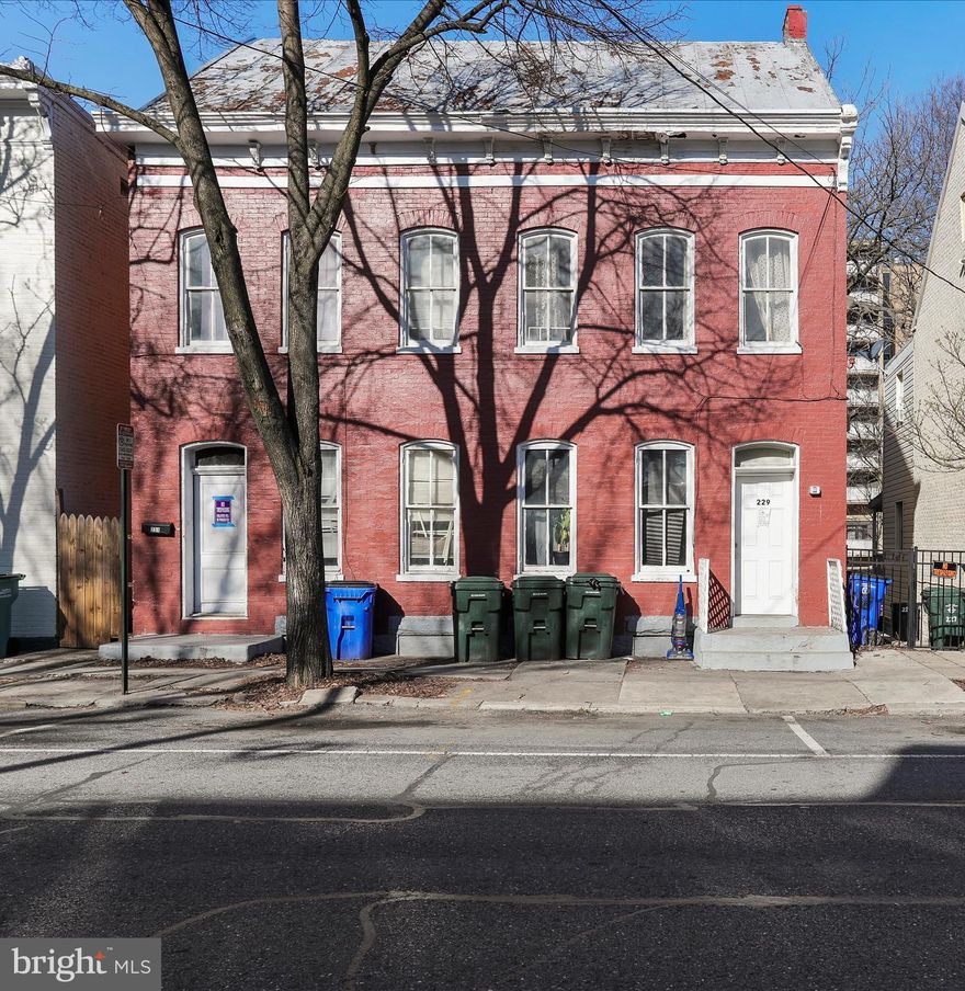 Investor opportunity in the heart of Hagerstown! 229 S Potomac St is a well-maintained 4-unit multifamily property featuring two 1-bedroom units, one 2-bedroom unit, and one efficiency unit. Currently, the two 1-bedroom and one 2-bedroom units are leased on year-to-year terms, while the efficiency unit is vacant.
Located close to downtown amenities, public transportation, and commuter routes. Please allow 24-48 notice for showings due to tenant occupancy.