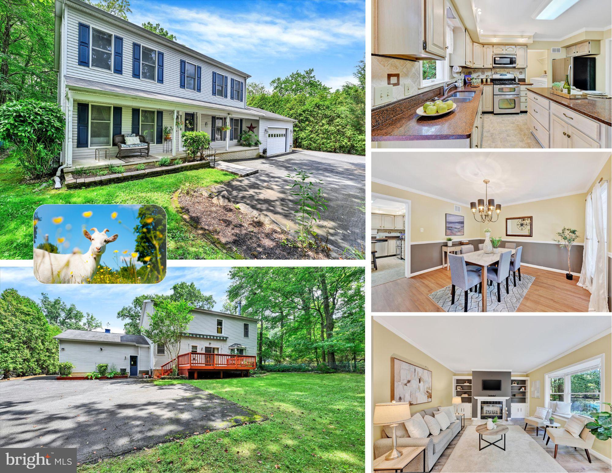 Picture This Life at 2621A Proctor Lane! Mornings that begin with a peaceful walk at nearby Loch Raven Reservoir, weekends spent picking fresh produce and visiting the friendly animals at Webber’s Farm, and afternoons gathered with friends on your back deck or curled up by the wood-burning fireplace with a favorite book. That’s the everyday magic of living at 2621A Proctor Lane—a home that blends space, flexibility, and a location that keeps you connected to both nature and community.
Tucked away on a private drive in Parkville, this 3-bedroom, 2 full and 2 half bath colonial offers the best of traditional charm and modern function. A welcoming front porch leads inside to a gracious living and dining room for special occasions. At the heart of the home, the eat-in kitchen with island and gas cooking flows seamlessly into the family room, where sunlight pours through a bay window overlooking the tree-lined backyard.
Step outside to the deck with retractable awning, the perfect spot to unwind while watching wildlife at the edge of your yard. A 10x20 shed and pond add charm and character (conveying as-is).
Upstairs, the primary suite provides a private retreat with a walk-in closet and bath, while two additional bedrooms and a hall bath ensure comfort for family and guests. The unfinished lower level, complete with a half bath, is ready to be transformed into whatever your lifestyle calls for—home office, media room, or fitness space.
Everyday practicality is covered with a main-level laundry room, powder room, and an oversized 2-car garage that includes a workbench and extra storage.
2621A Proctor Lane isn’t just a house; it’s where life’s best memories are waiting to be made.
UPDATES: Main water line replaced 2021, Driveway 2014, Roof 2010 (25 year shingle), Skylight 2010, HVAC 2013, AC 2024, WaterHeater 2024, Water Pressure Regulator 2017, Dishwasher 2010, Gas Range 2010, Refrigerator 2010, Microwave 2010, Retractable Awning 2006