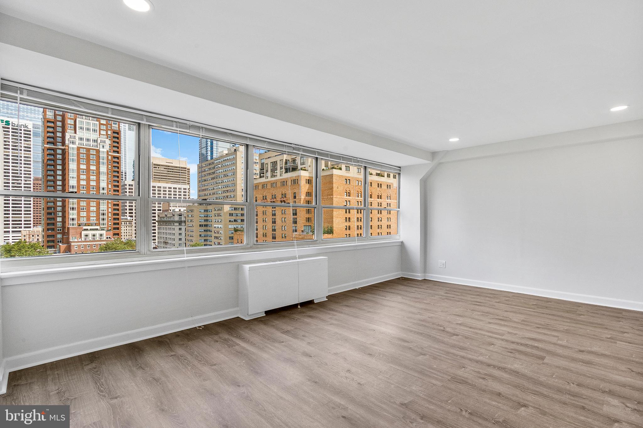 All utilities included! AVAILABLE NOW. Brand new renovated studio. Renovation just completed. The best views from every angle. Views north of the skyline and of beautiful Rittenhouse Square below. Located at the quiet, south side of Rittenhouse Square, the Rittenhouse Savoy offers glorious Rittenhouse Savoy offers glorious park-side living in Philadelphia's most sought-after neighborhood. The handsome 1950s building welcomes visitors with a midcentury modern lobby, and residents enjoy 24-hour desk services, a spectacular brand new roof deck with panoramic views and fitness center. Short walk to UPENN, Drexel University, Chop, Jefferson Hospital, 30th Street Station, central business district, Kimmel Center, Schuylkill River Park, high-end retail and Philadelphia's best bars, cafes, and restaurants. No PETS