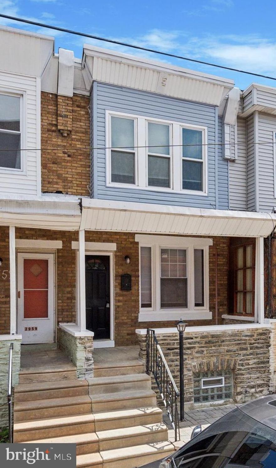 Fully renovated porch front 3BR/1.5 Bath Home with Central AC in Port Richmond for under $215,000! New Kitchen, New bathrooms, New Flooring, Fresh Paint throughout, Most windows are brand new, New Roof 2022 (upper), and both the porch roof and upper roof have just been coated, Upstairs has brand new carpet, new doors and new HVAC.  2 pics are virtually staged. 

A variety of public transportation options (Market Frankford Line to Center City in 15min) and I-95, Route and the bridges to NJ are all in close proximity. Only a short distance to local Port Richmond's staples likes Tacconelli’s, Hinge Cafe, Gaul & Co. Malthouse, Nemi Restaurant and The Aramingo Avenue Business corridor.