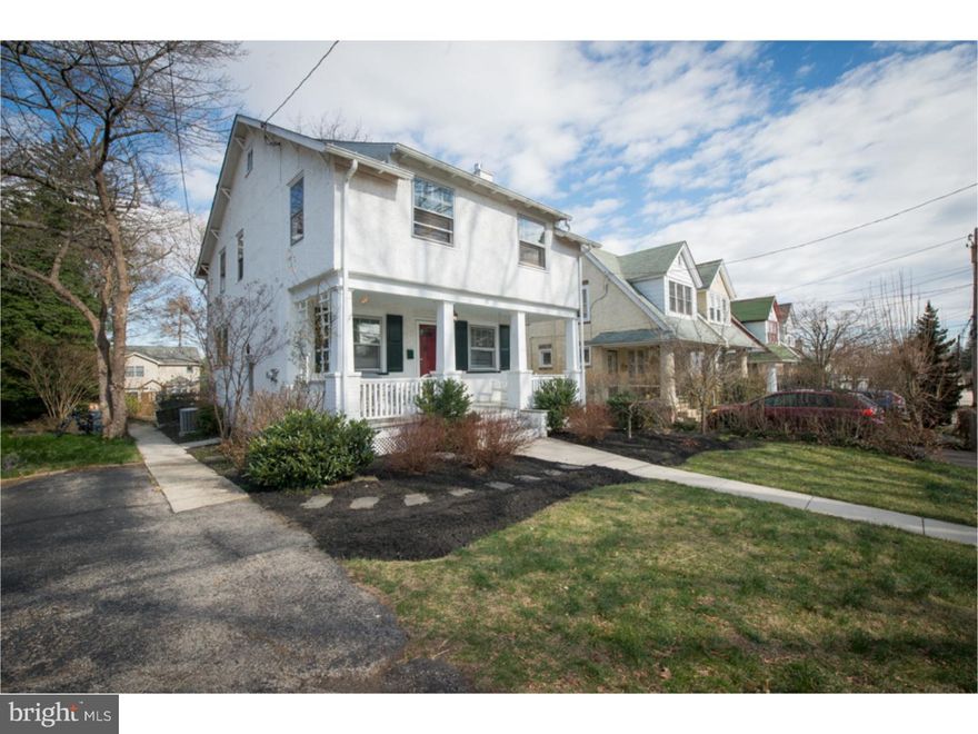 Move right into this bright and charming Colonial on a quiet, tree lined street in Flourtown.  This home offers hardwood floors, gas cooking, central air, a gas fireplace, first floor laundry, off street parking, a charming front porch and a huge backyard.  Fort Washington State Park is around the corner, and The Movie Tavern and the shops and restaurants of Flourtown, Erdenheim and Chestnut Hill are nearby. This property is convenient to the Turnpike, 476 and regional rail service to Center City.  Make an appointment to see this special home today.