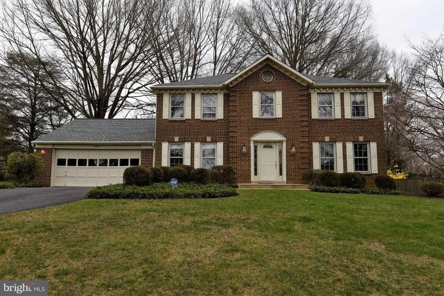 LARGE BRICK COLONIAL in popular Bedfordshire next to Clagett Farm! 2,626 FINISHED SF PLUS 1,313 UNFINISHED LL NEW roof 2016 -NEW HVAC 2014. NEW paint March 2018-some new lights 2018.Wood floors throughout! Main level study & laundry/mud rm from 2-car garage. Very spacious BRs. Beautiful lot w/terraced backyard. Screened porch. CLEAN VACANT READY. Older kitchen & baths have been well-cared for!