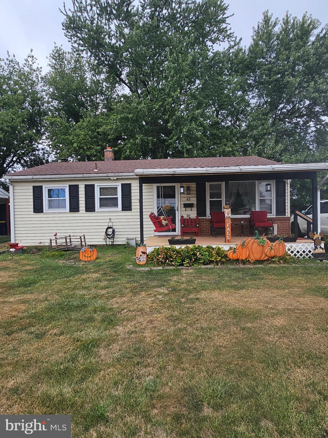 Welcome to this cozy Ranch in desirable, Shopes Garden! It offers 3 Bedrooms, 1 Bath, Living room, eat in Kitchen, full Basement with a Bar and ample space for your entertaining! Make your way to the back yard where you can relax and enjoy the new deck and privacy. Offers a Large Shed/Garage and many updates...new ramp on Garage/Shed, covered front porch, extended Deck which is the length of the home and a privacy Fence. There is hardwood flooring under the carpets (to the Sellers knowledge). Seller is having a new tub surround installed this week. This is a great home! Agents, please see REMARKS!