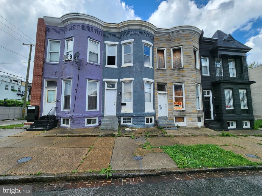 ONLINE AUCTION: Bidding begins 7/4/2025 @ 10:00 AM. Bidding ends 7/8/2025 @ 12:10 PM. List Price is Suggested Opening Bid. 2 Story Townhouse located in the East Baltimore Midway area of Baltimore City. Residents can enjoy the nearby attractions such as Clifton Park, Clifton Park Golf Course, John Hopkins Hospital, John Hopkins University, & Baltimore-Penn MARC Station. Property is Vacant. Easy Access to Major Traffic Artery North Ave. Deposit: $10,000.