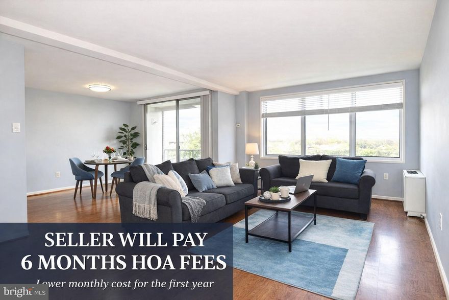 Step into this beautiful, oversized one-bedroom condo perched on a high floor, where natural light fills every corner and sweeping views create a sense of calm above the city. Designed for both comfort and convenience, this home offers plenty of space to relax, work, and entertain — all while enjoying the benefits of all utilities included, so you can live worry-free with on fee.

The building offers everything you need right at your doorstep. Stay active in the fully equipped gym, enjoy the fresh air on the walking path, or enjoy the pool in the warmer months. The 24-hour front desk provides peace of mind with secure entry and friendly staff always ready to assist. There’s also a convenient laundry facility and bicycle storage for added ease.

Location truly sets this condo apart. You’re just a five-minute walk to the Metro, making your daily commute or weekend outings effortless. Around the corner, discover the vibrant shops, restaurants, and entertainment at Pike & Rose, as well as the Montrose Shopping Center for all your everyday needs. Everything you could want is right nearby — from cafes and grocery stores to parks and nightlife.

This condo combines the perfect blend of comfort, convenience, and community in one of the area’s most desirable locations. Come see for yourself why this home is the perfect place to settle in and enjoy everything the neighborhood has to offer.

*Please excuse the dust as the hallways are completely updated.  Slated to be done  by December.