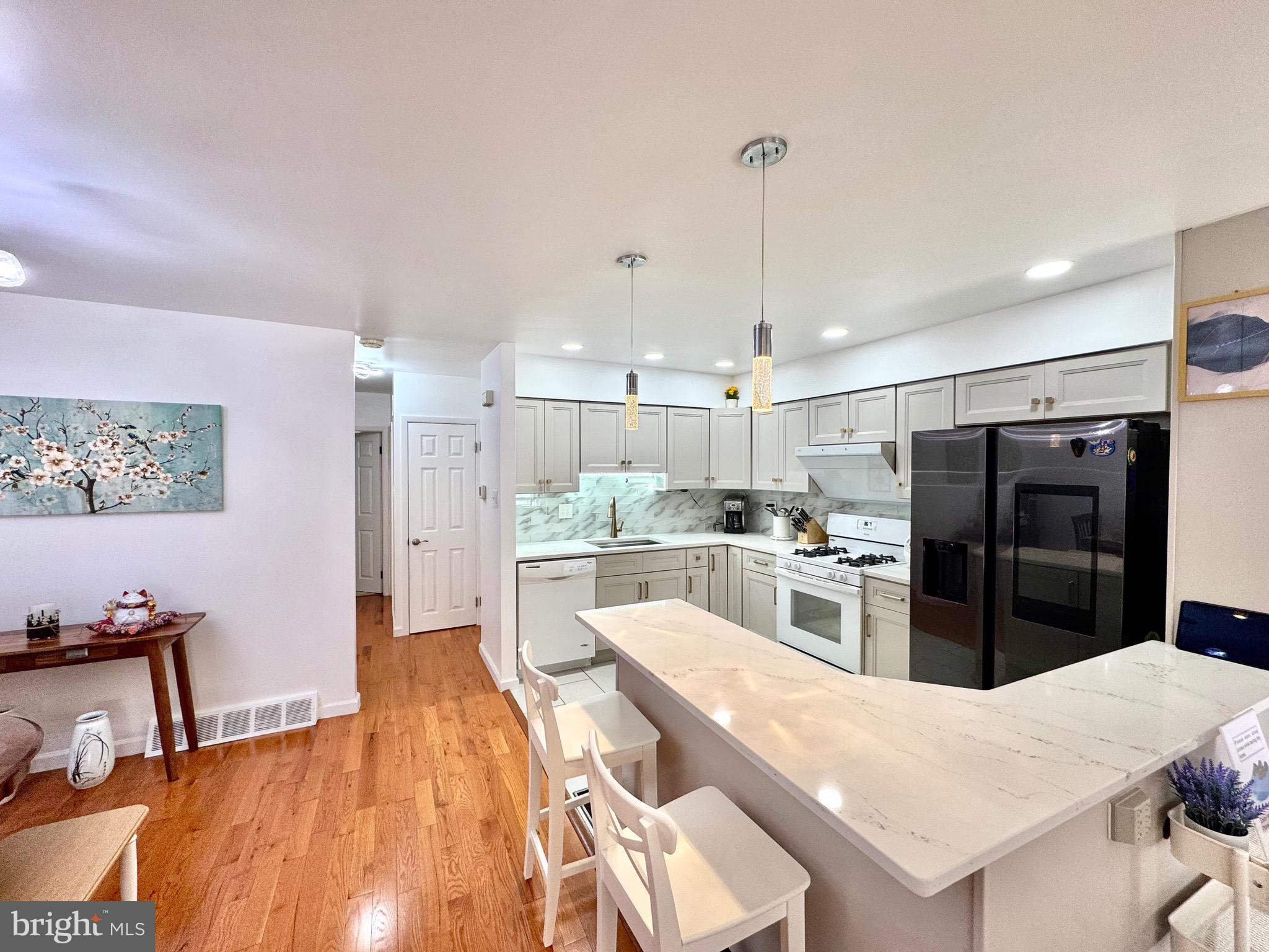 Welcome to this beautiful home located in the Millbrook section of Philadelphia. This 2 bedroom, 1& 1/2 bath home features a one car garage with electric garage door opener, renovated kitchen and main floor bathroom. The main floor features hardwood floors, carpet in the 2 bedrooms. Open floor plan with a spacious living room and modern kitchen make this a perfect place to relax or entertain! Head on downstairs to a finished basement with a separate laundry room and access to the garage. The finished basement is where you will find the back door leading to a nice sized backyard with a covered patio. Conveniently located to plenty of dining and shopping, Franklin Mall, Walmart, YMCA and many others means all of your needs are close by. Close to I-95, Woodhaven Rd, Rt 1 and the Pennsylvania turnpike, ensuring quick access to anywhere your travels take you! Schedule your showing today. This is the home you have been searching for!