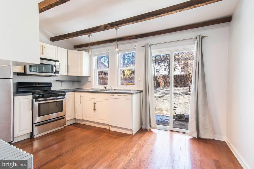 Just listed in downtown Manayunk! This beautiful, renovated, 4-bed is waiting for you to make your new home. Enter into your main floor with hardwood throughout, and spaces open for your living room, dining room, and kitchen. Sliding glass door in the rear opens to a massive back yard, bringing in tons of natural light throughout the day. The 2nd and 3rd floors above have two bedrooms and a bathroom on each floor, offering plenty of space to spread out. The top floor bathroom is a brand new addition to the home, in addition to new carpeting, base boards, window trimmings, kitchen counters, ceiling fans, and more! Lower level houses your washer/dryer, mechanicals, and extra storage. With a 93 Walk Score, all of this comes just steps from Main Street, your nexus to restaurants, bars, nightlife, all of your errands, and shopping! Come make this opportunity yours before it's gone! First, last, and security needed for move-in, 45 dollar application cost covers background/credit checks. No pets. Water is included in rent, tenants are responsible for gas/electric.