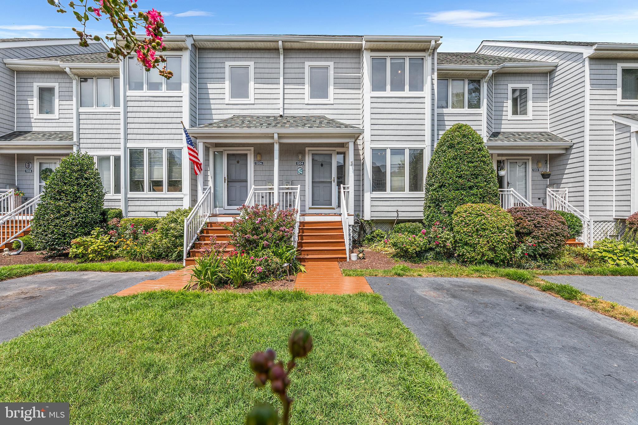 Priced to sell, this is a unique opportunity to custom design your perfect waterside retreat just the way you want it—adjacent boat slip included! 1204 Oyster Cove offers unobstructed water views where you can see your boat from the deck. It has the best of the things that can’t be changed: a prime location set back from roads and common areas, a 2-car driveway, and expansive shoreline views of Eastern Bay and Wells Cove. The boat slip—Spot M2-PE15—conveys with the home.
Fresh paint throughout and a recently replaced heat pump make this townhome a blank canvas ready for your personal touch. Featuring 3 bedrooms and 3.5 baths, there’s plenty of space to enjoy all this gated community has to offer. The waterside primary suite includes a private balcony, en suite bath with walk-in shower and jacuzzi tub (also with a view!), and a large walk-in closet. A second-floor bedroom and full hall bath provide additional accommodations, while the third-floor bonus room with another full bath offers ideal flex space—perfect for a home office, studio, or guest suite.
Community amenities include a saltwater pool, tennis and pickleball courts, fitness room, dog park, picnic areas, and more. A private 1.5‑mile walking trail connects to the longer 6.5‑mile Cross Island Trail, offering endless outdoor adventures. Come see the best value in Oyster Cove!