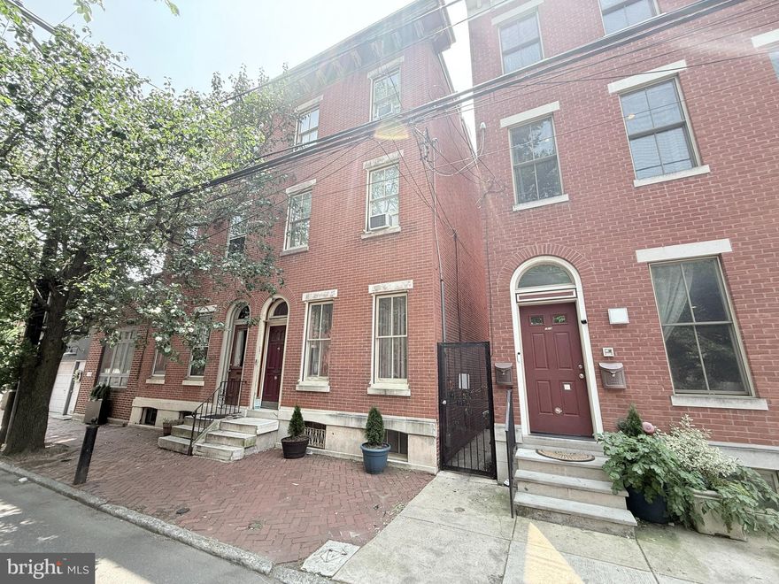 This classic 3-story brick townhouse offers 4 bedrooms, 2 full baths, and 1,824 sq ft of living space in the heart of Spring Garden. The main floor features a large living room, formal dining area, and roomy kitchen. Upstairs, you’ll find two bedrooms and a full bath on the second floor—including one with a walk-in closet—and two more bedrooms with another full bath on the third floor, offering plenty of flexibility.
The home includes gas heat, gas hot water, and central air. A leased parking spot is just a 30-second walk away for $283/month (buyer to confirm availability). Enjoy tree-lined streets and easy access to Center City, the Art Museum, local parks, and cafes. Great space, great location—schedule your showing today!  This property is being sold as part of a package.